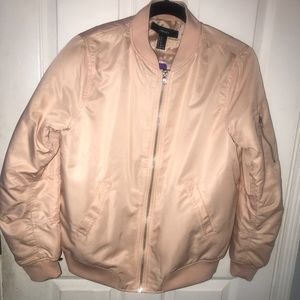 Forever 21 Blush Pink Bomber Jacket NWT